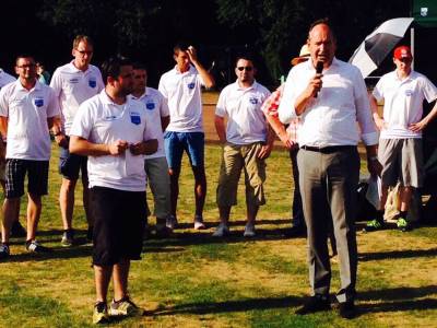 Oliver Quilling beim Maingau Energie Benefizcup.