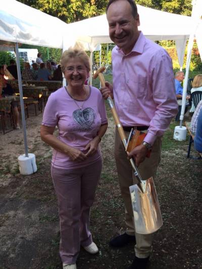 Besuch beim 90. Jubil�um des Kleingartenverein Fischer-Lucius in Neu-Isenburg am 22. August 2015.